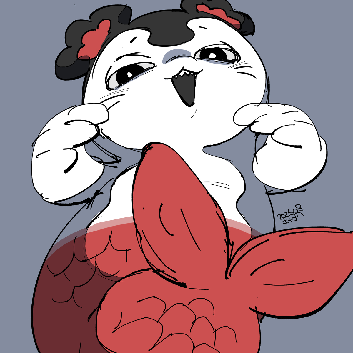 This is a pixiv picture whose title is ハ～～♪.