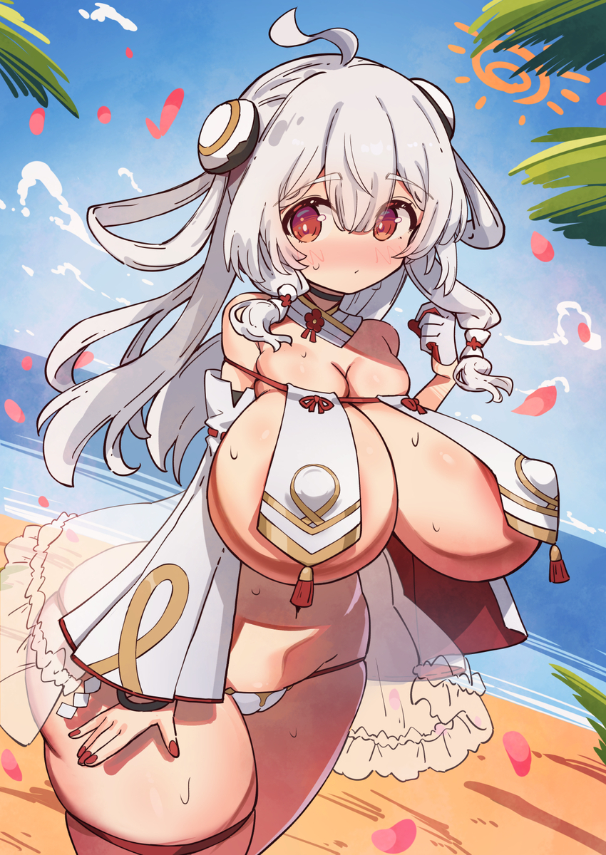 This is a pixiv picture whose title is 水着マトイちゃん.