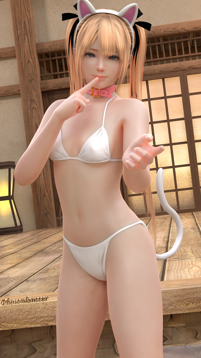 This is a pixiv picture whose title is Marie Rose White Kitty 2.