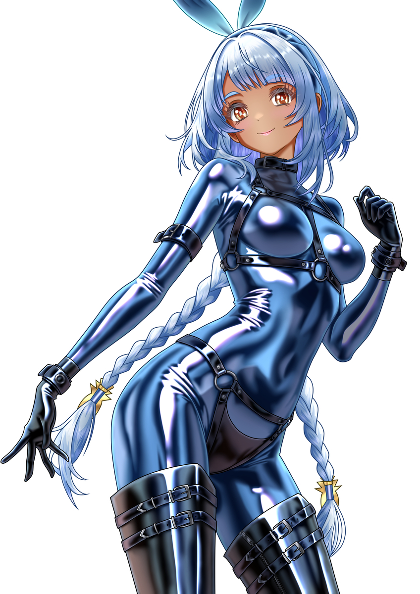 This is a pixiv picture whose title is 青ラバームアラニ.