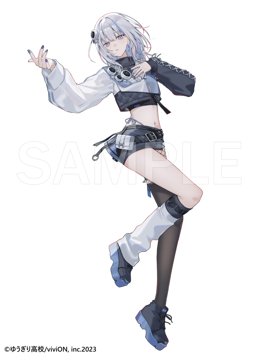 This is a pixiv picture whose title is 篠崎シャノンさん『ロウワー』歌ってみたMV.