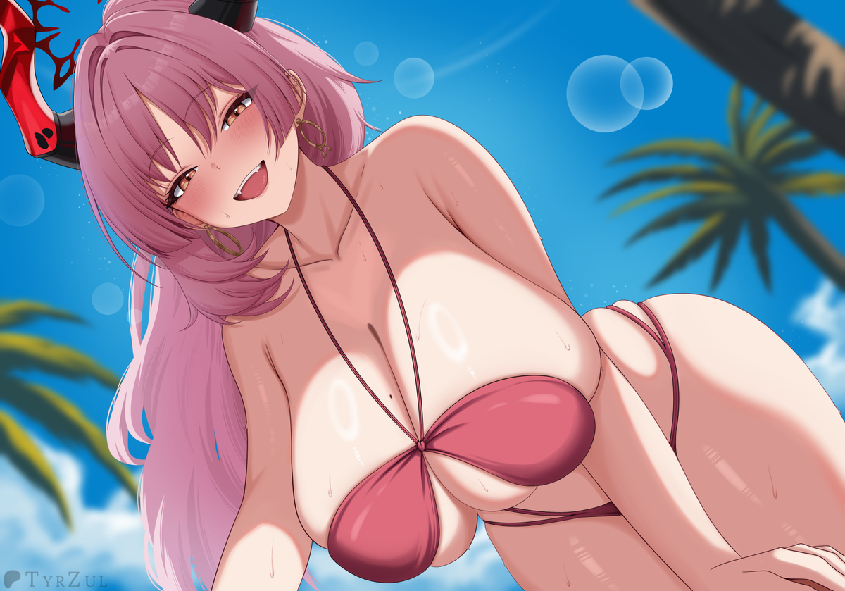 This is a pixiv picture whose title is Satsuki 👙.