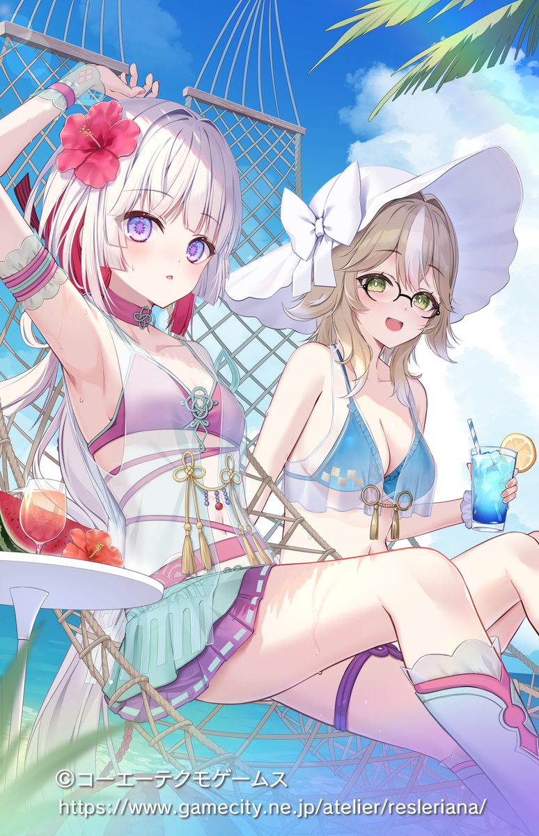 This is a pixiv picture whose title is くつろぎビーチタイム.