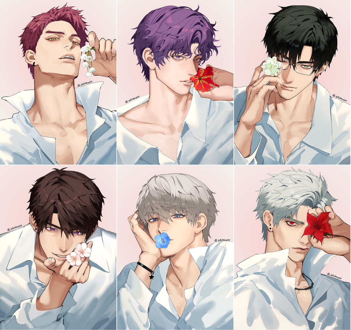 This is a pixiv picture whose title is Love and Deepspace🌸.