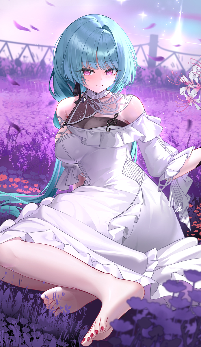 This is a pixiv picture whose title is 白弗.