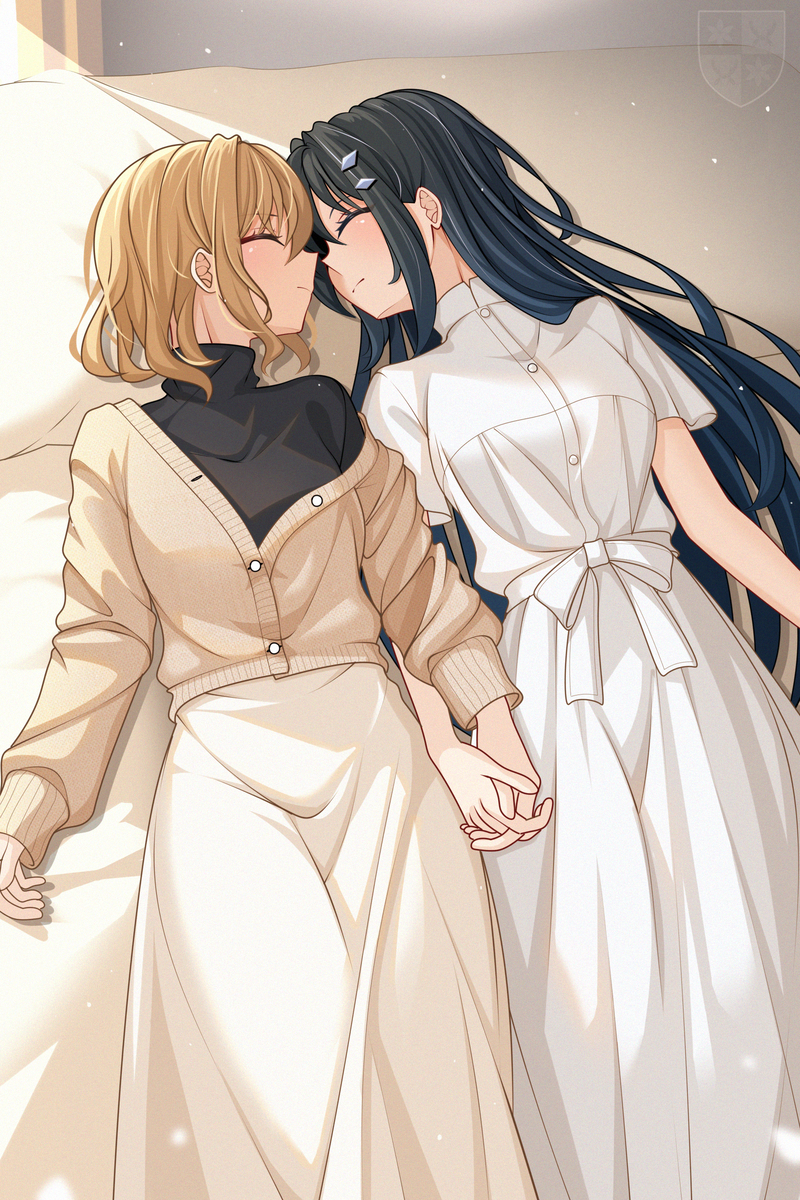 This is a pixiv picture whose title is 【汐名】片刻小睡.