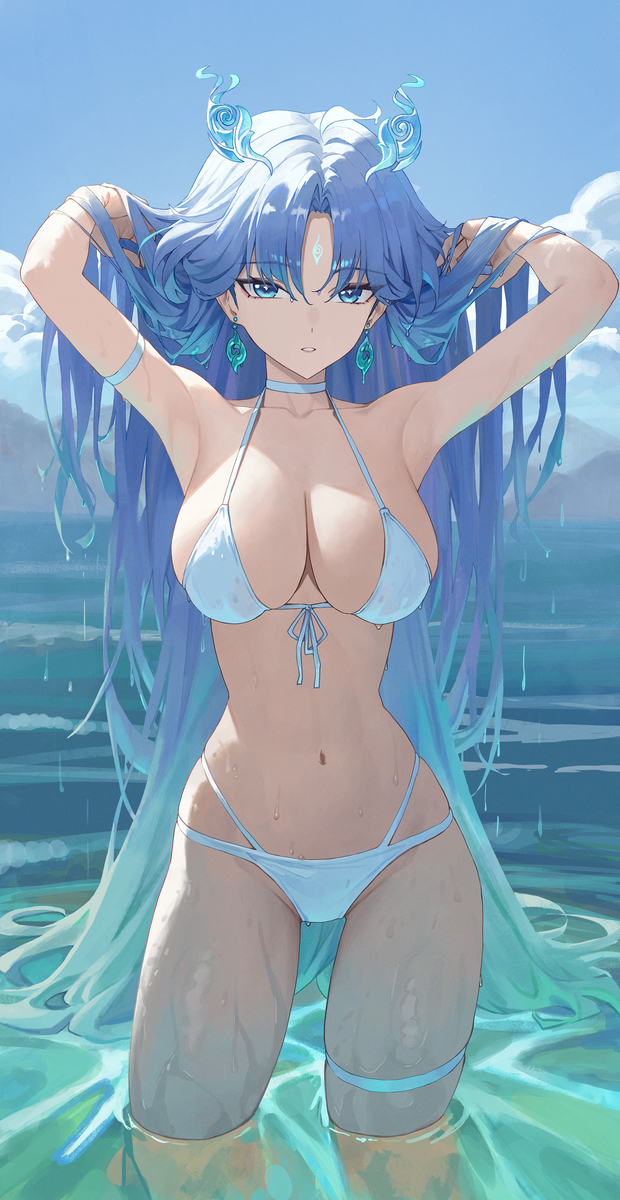 This is a pixiv picture whose title is Qingxiao.