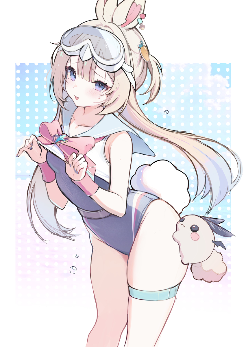 This is a pixiv picture whose title is Yenko as Karin.