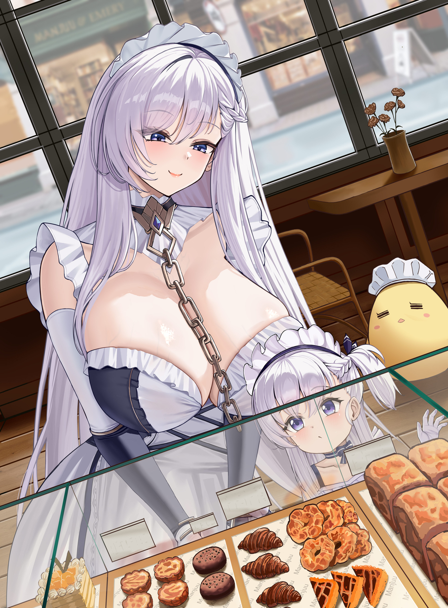 This is a pixiv picture whose title is ベルファスト.