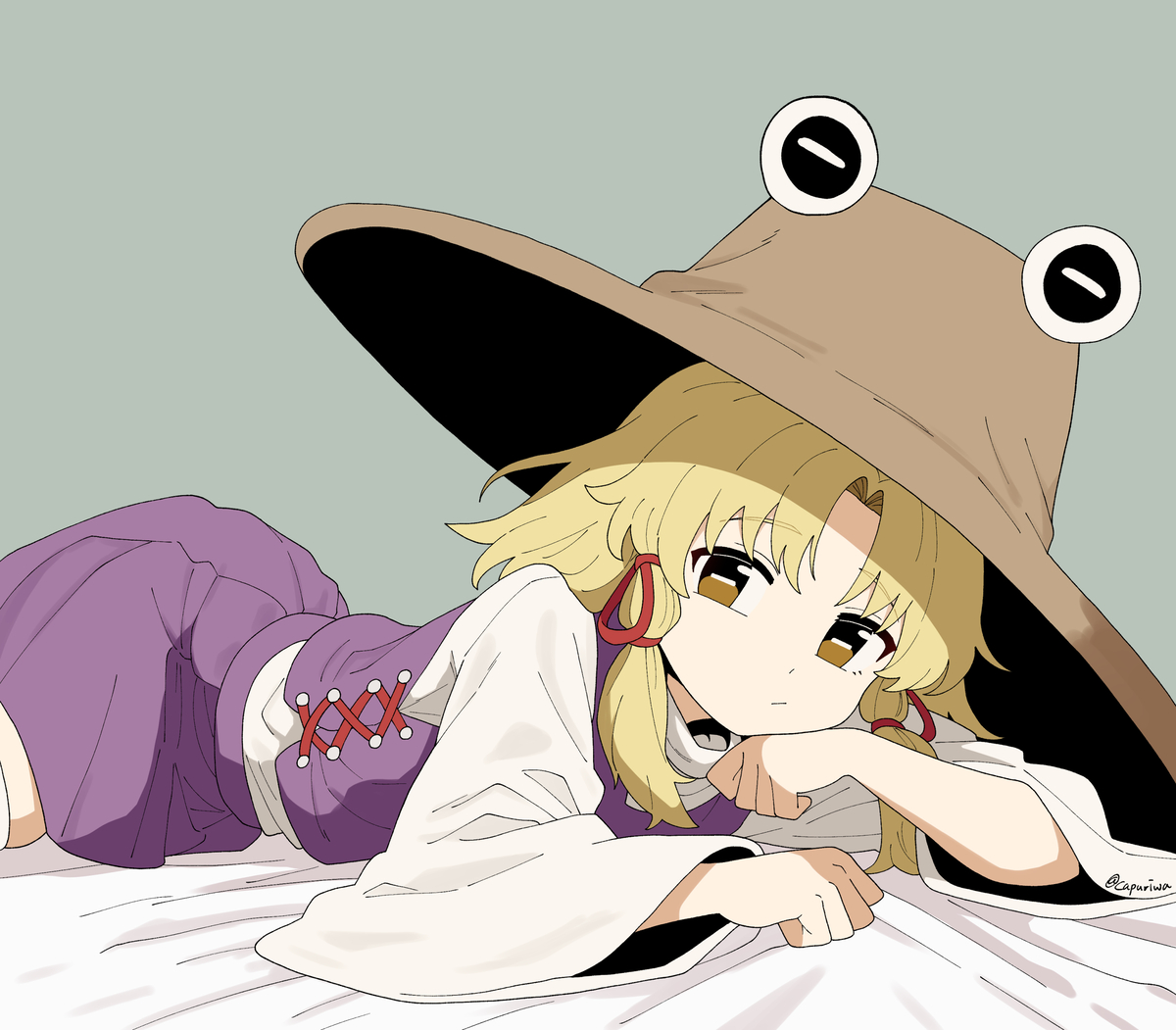 This is a pixiv picture whose title is 諏訪子.