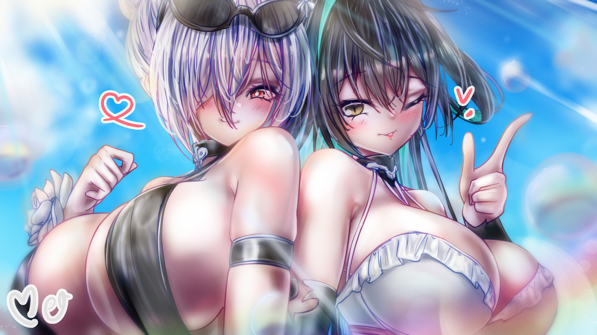 This is a pixiv picture whose title is 🏖.