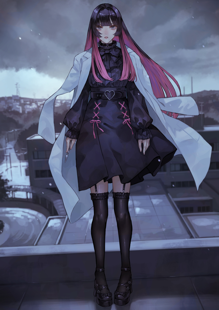 This is a pixiv picture whose title is 霧崎真理.