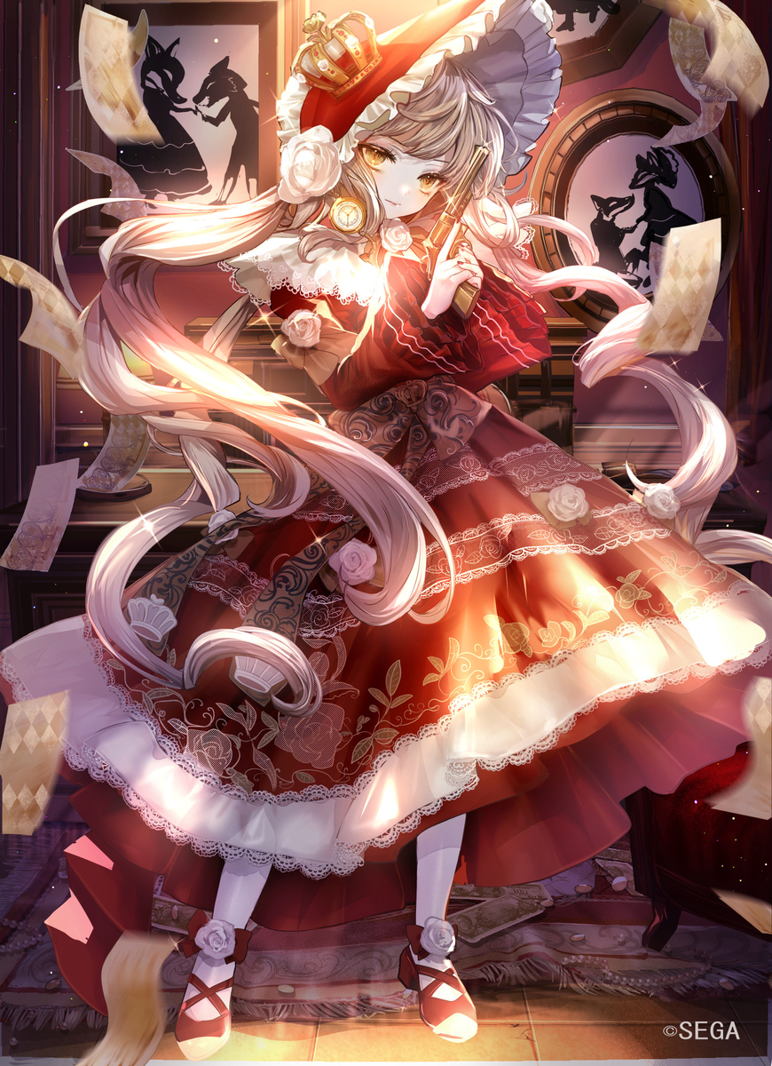 This is a pixiv picture whose title is 【お仕事】「CHUNITHM」エルディオネ・ヴァーミリア.