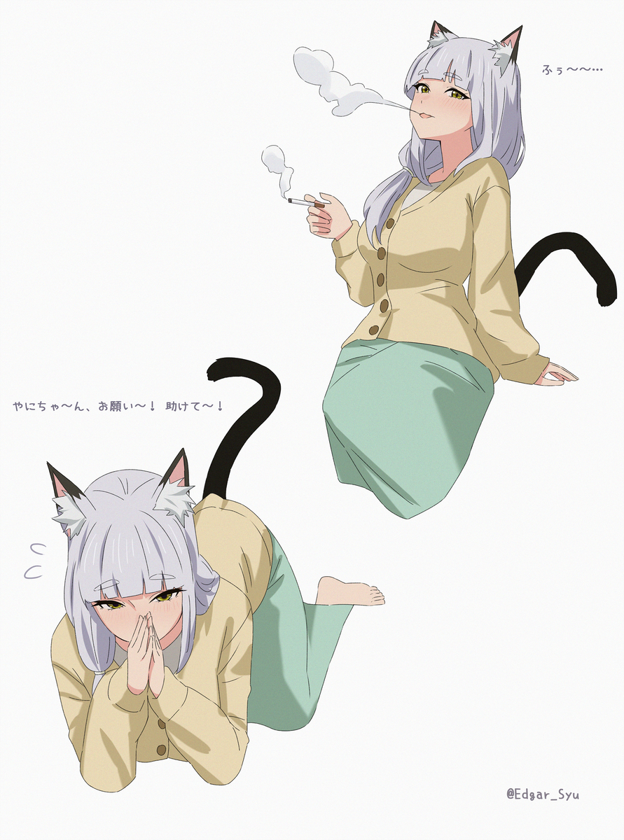 This is a pixiv picture whose title is 練習ฅ^•ﻌ•^ฅ.