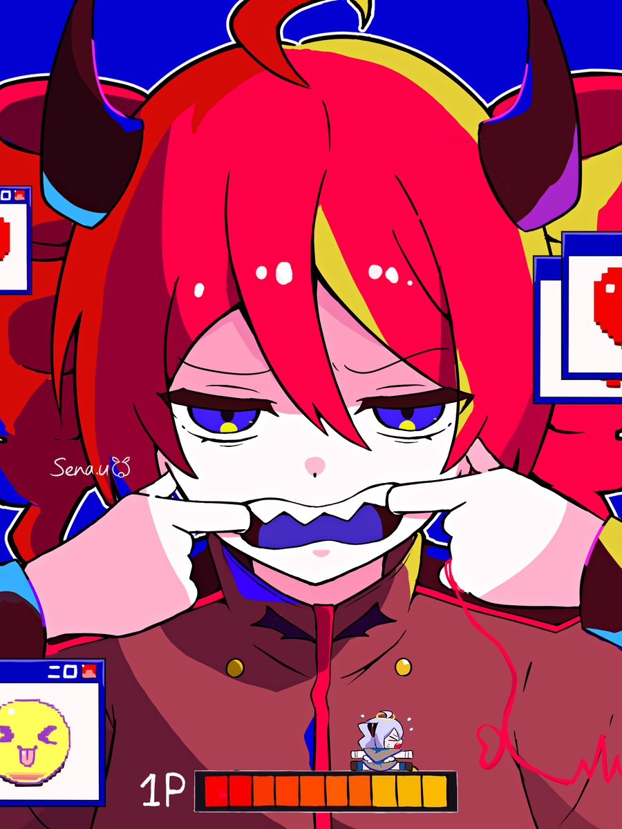 This is a pixiv picture whose title is ダイダイダイダイダイキライ.