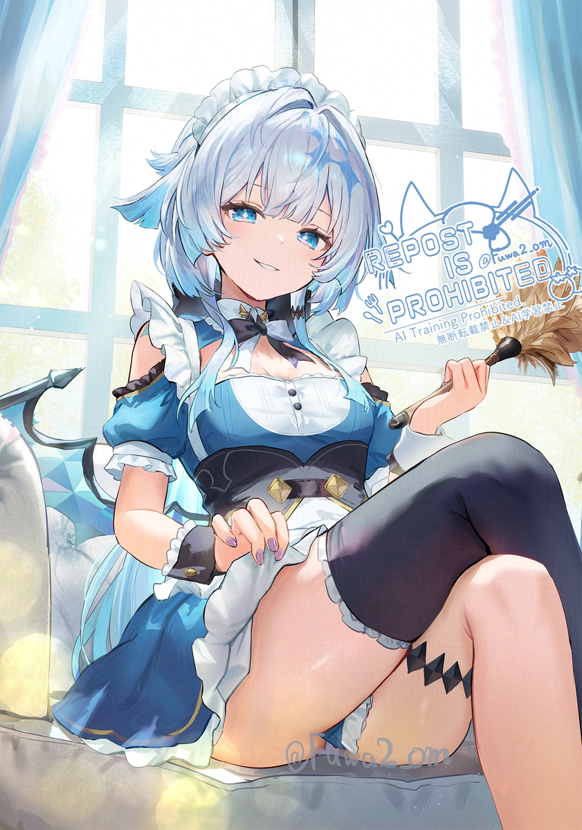This is a pixiv picture whose title is メイドケリュドラ【C108通販おしらせ】.