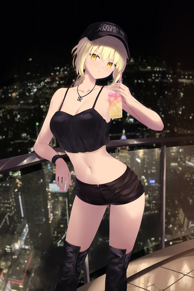 This is a pixiv picture whose title is セイバーオルタ.
