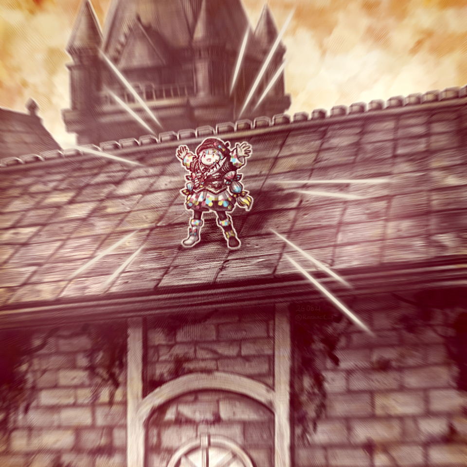 This is a pixiv picture whose title is 노아의 지붕 정복.