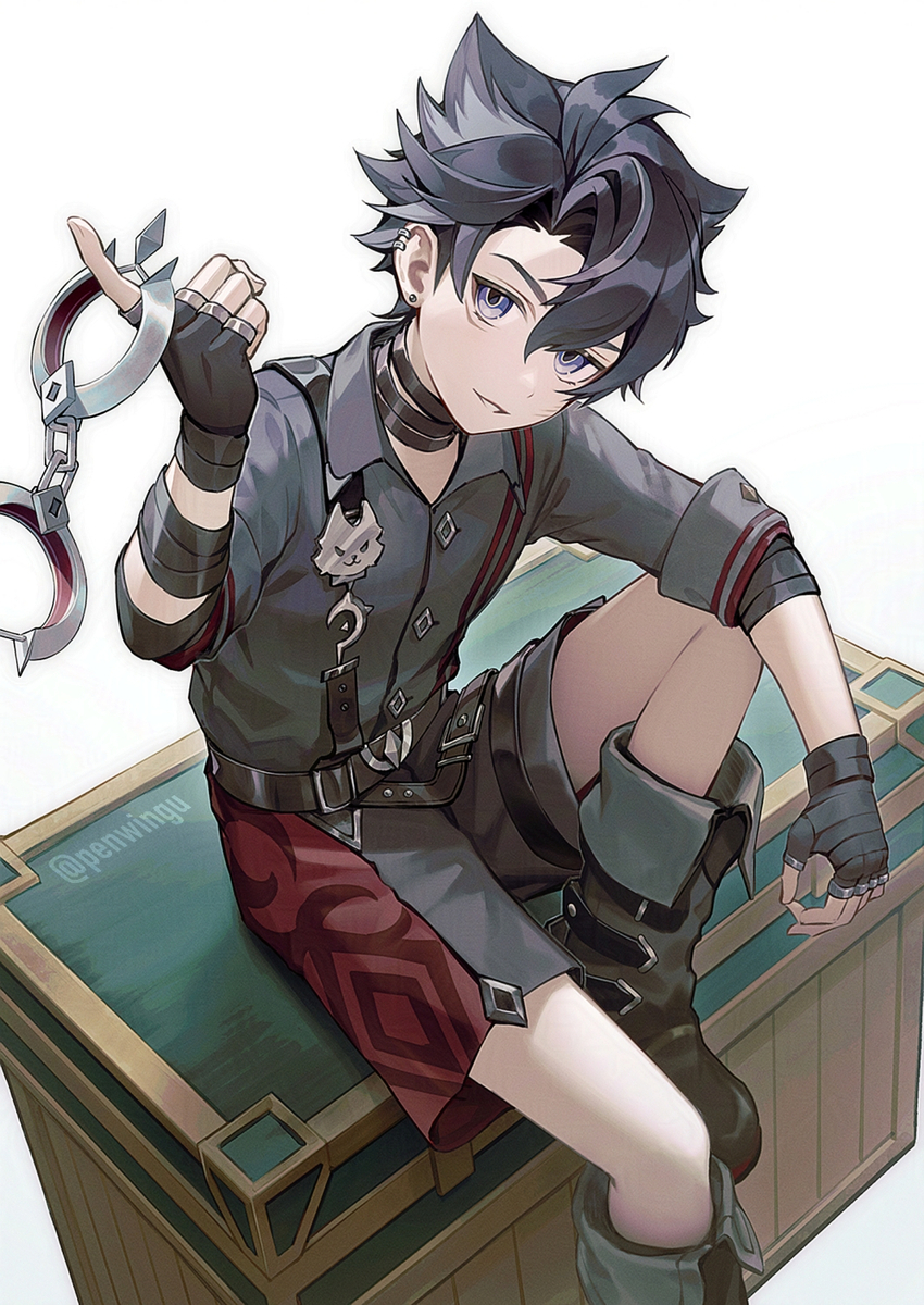 This is a pixiv picture whose title is リオセスリ.