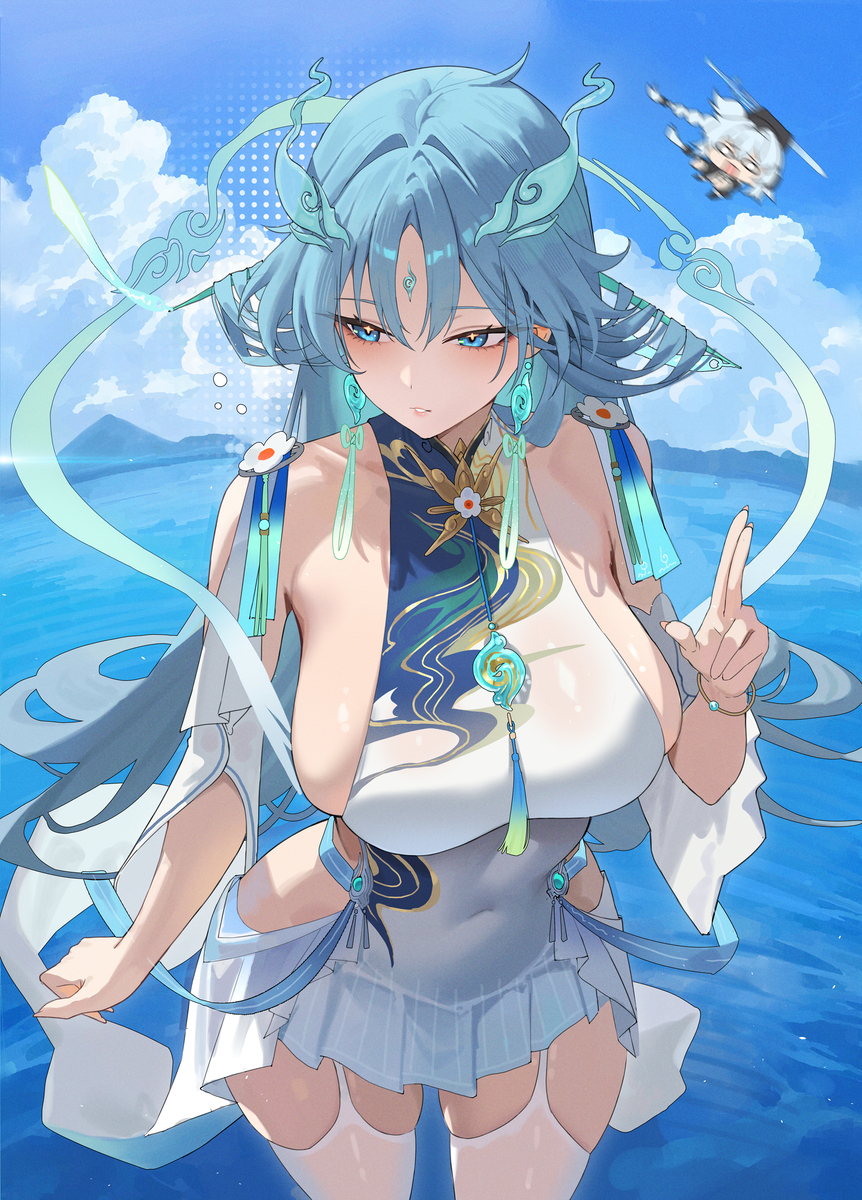 This is a pixiv picture whose title is 清霄.