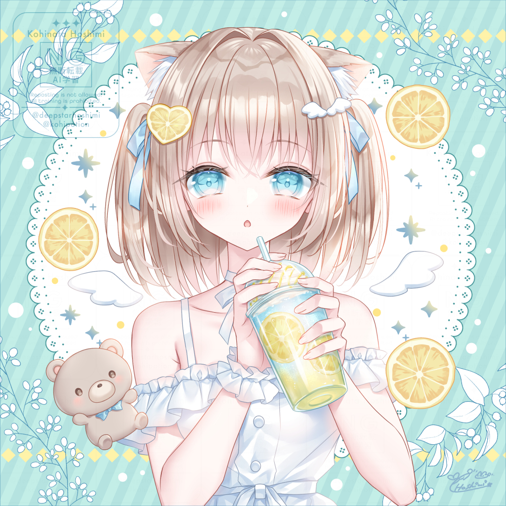 This is a pixiv picture whose title is 🍋🧸.