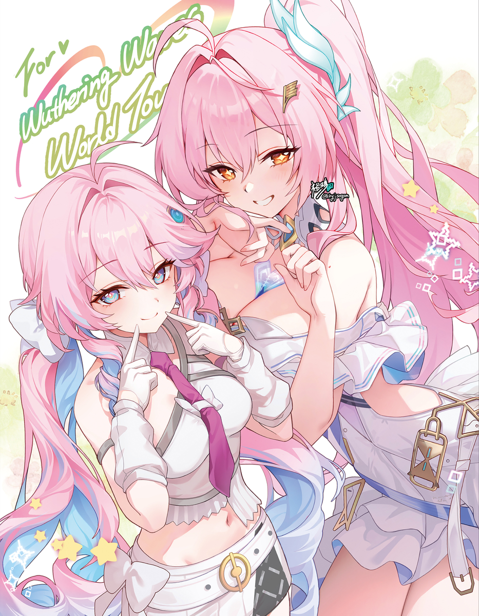 This is a pixiv picture whose title is 鳴潮ワールドツアーコンサート開催記念ファンアート.