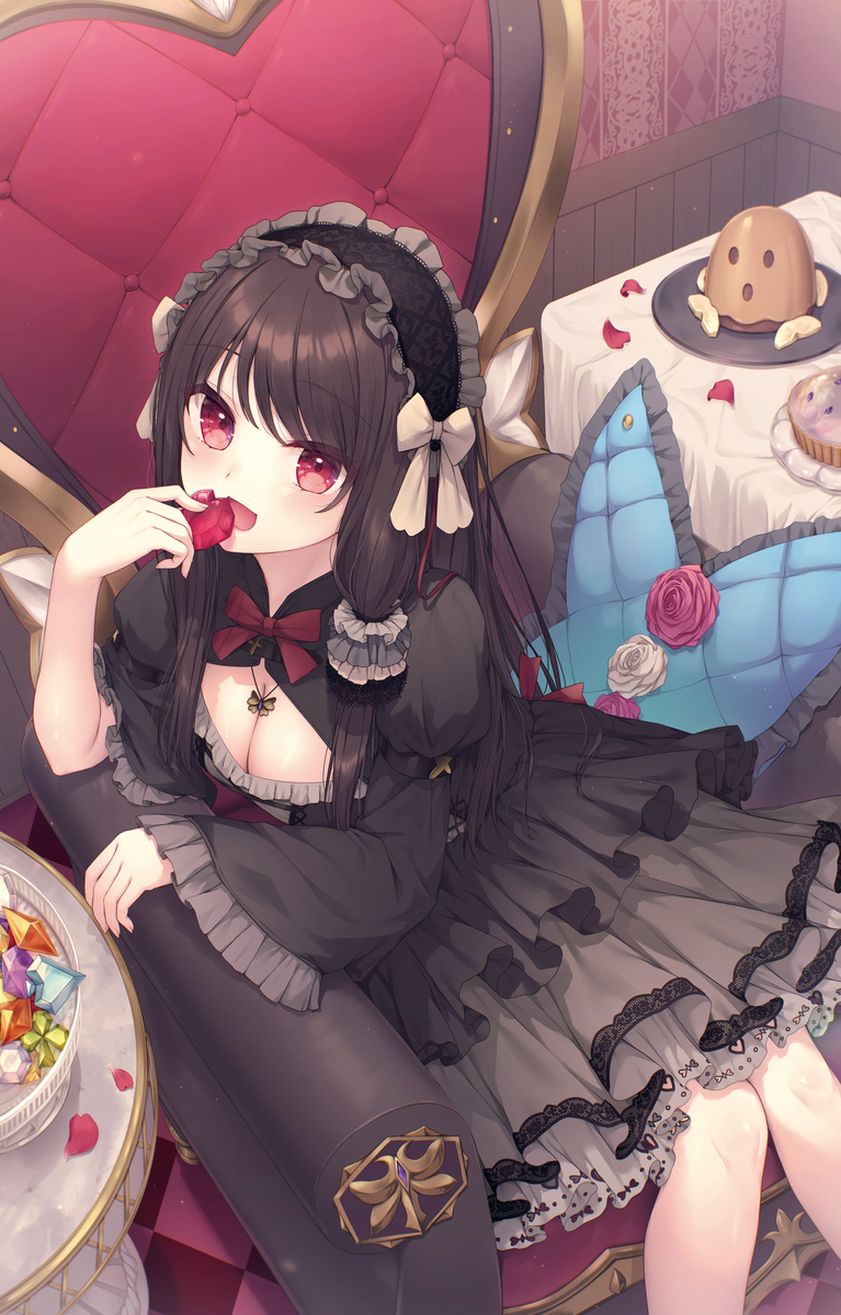 This is a pixiv picture whose title is 甘い♡.
