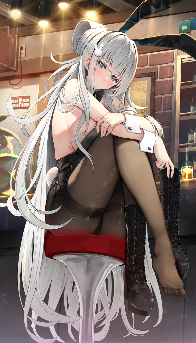 This is a pixiv picture whose title is 閉店後アーニャ.