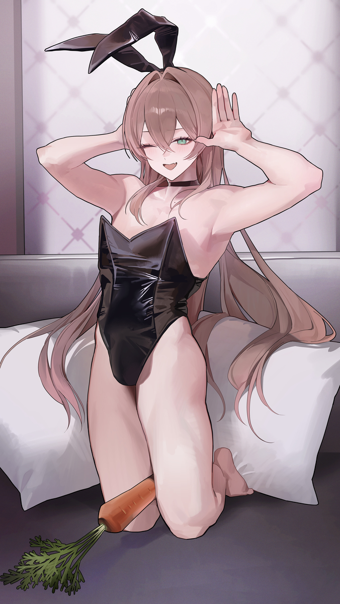 This is a pixiv picture whose title is バニーの日🖤.