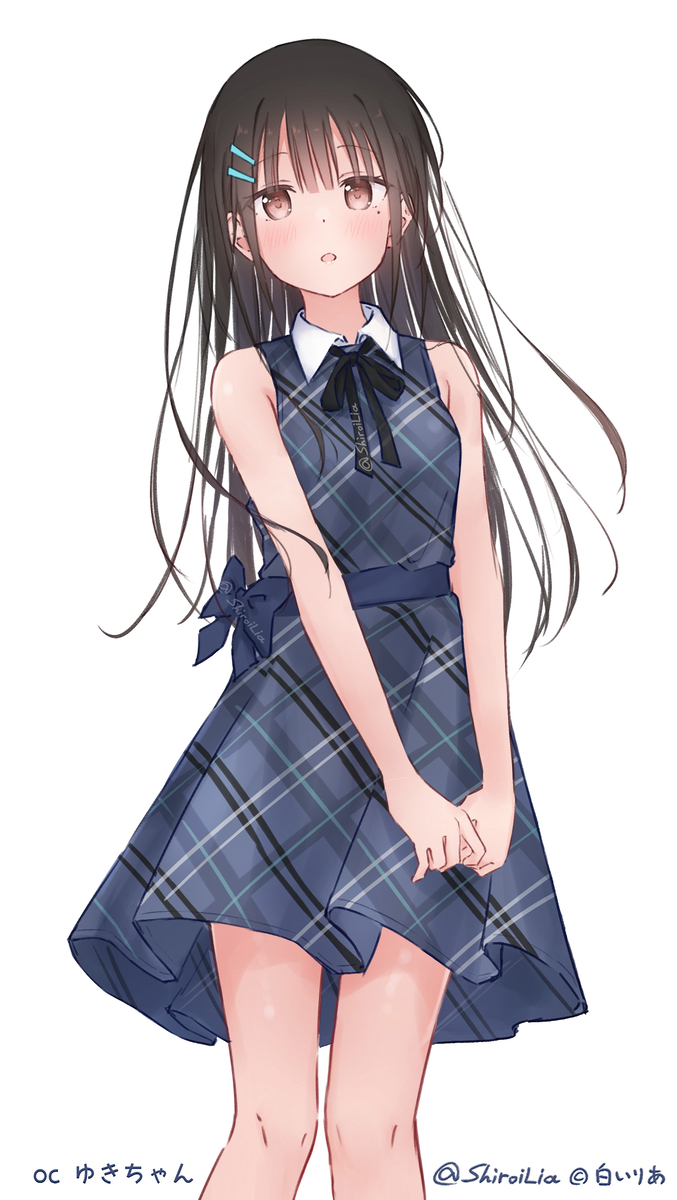 This is a pixiv picture whose title is 夏私服ゆきちゃん.