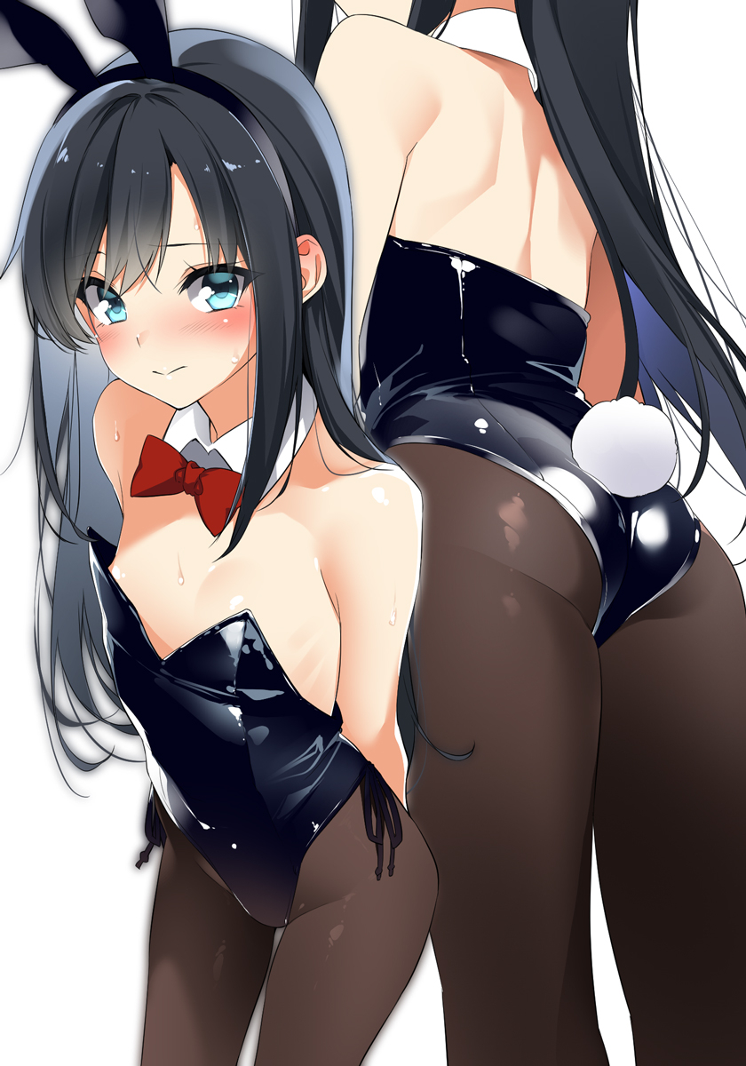 This is a pixiv picture whose title is バニーの日朝潮ちゃん.