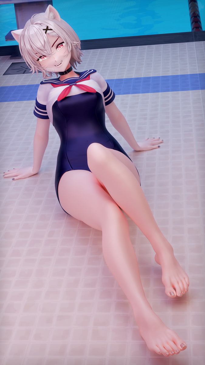 This is a pixiv picture whose title is Pool time!~.