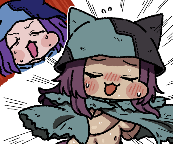 This is a pixiv picture whose title is ペンペンねこ.