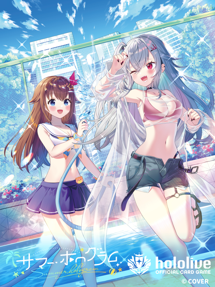 This is a pixiv picture whose title is 【お仕事】ホロカ「サマー・ホログラム」イラスト.