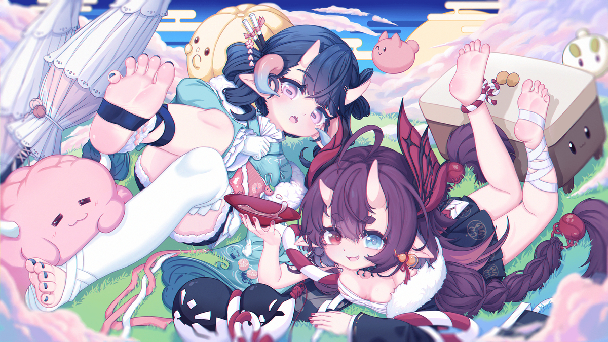 This is a pixiv picture whose title is 竹九竹九.