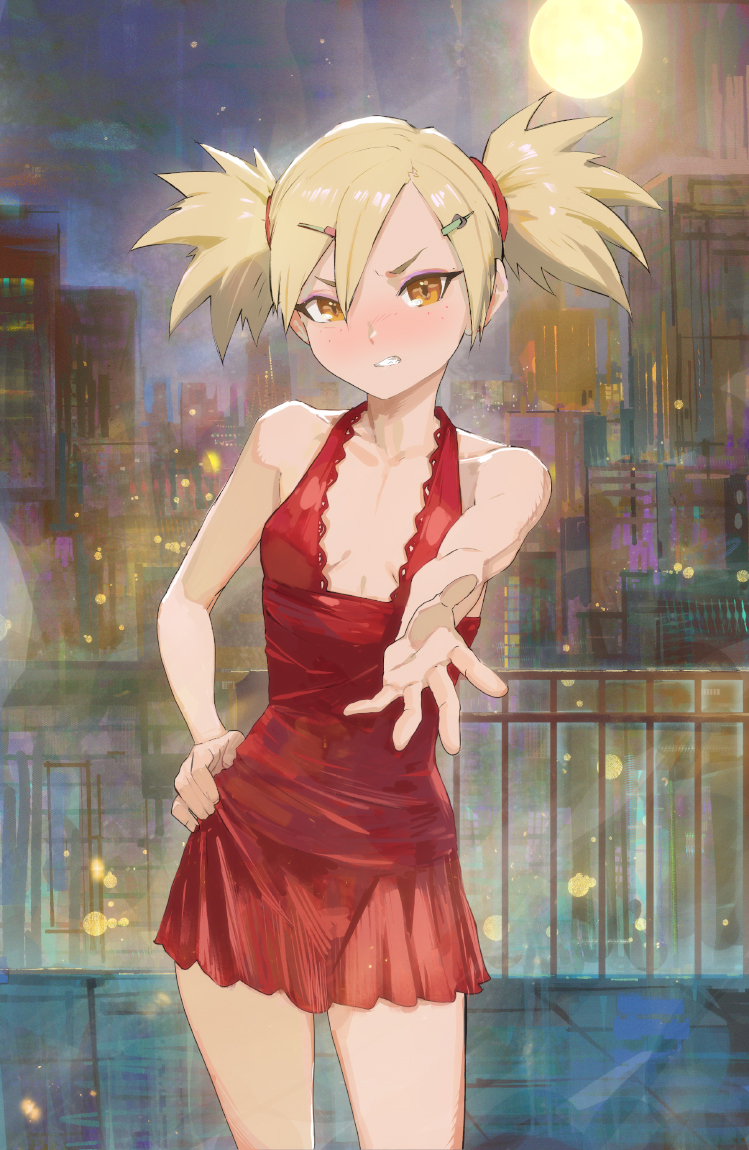 This is a pixiv picture whose title is 猿柿ひよ里.