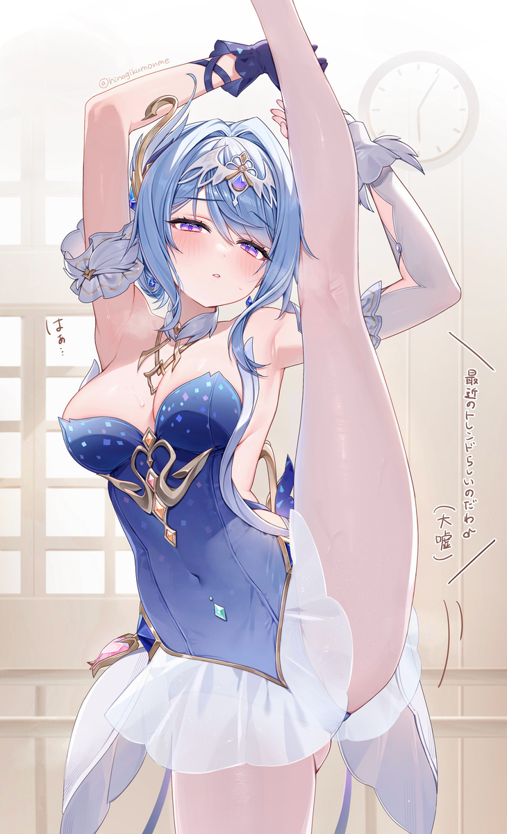 This is a pixiv picture whose title is 「本当にこのポーズが流行っているんですの…？」.