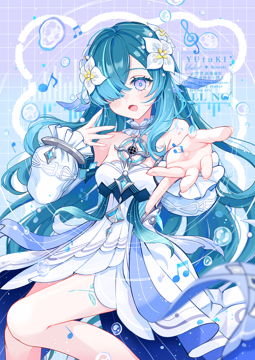 This is a pixiv picture whose title is 歌うの！🎼🎵.
