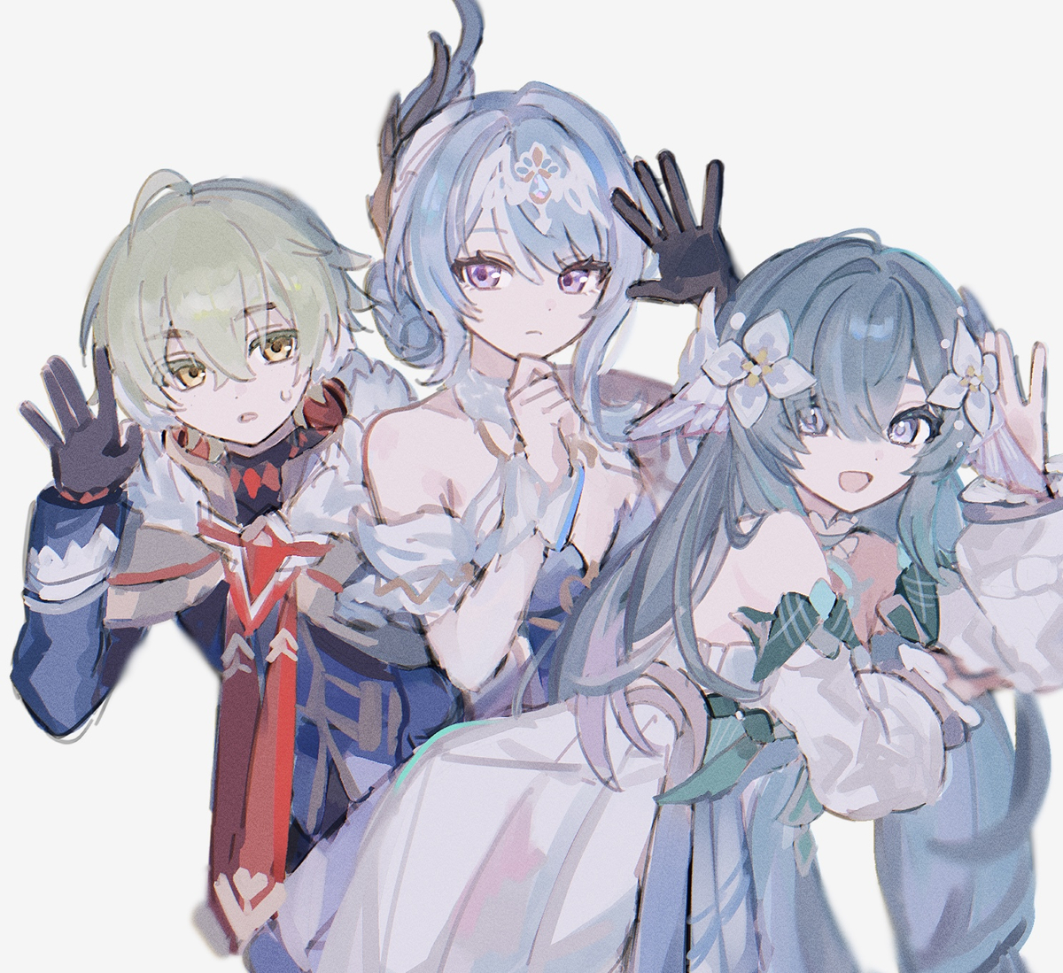 This is a pixiv picture whose title is ロコットリオ.