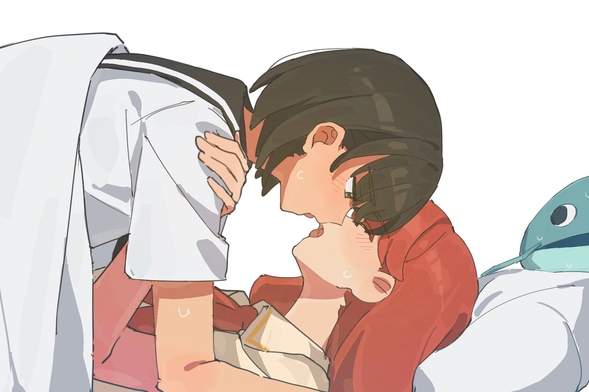 This is a pixiv picture whose title is 🥊🐟.