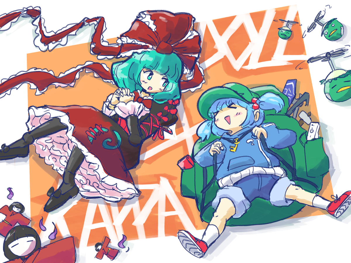 This is a pixiv picture whose title is KAPPA X DOLL.
