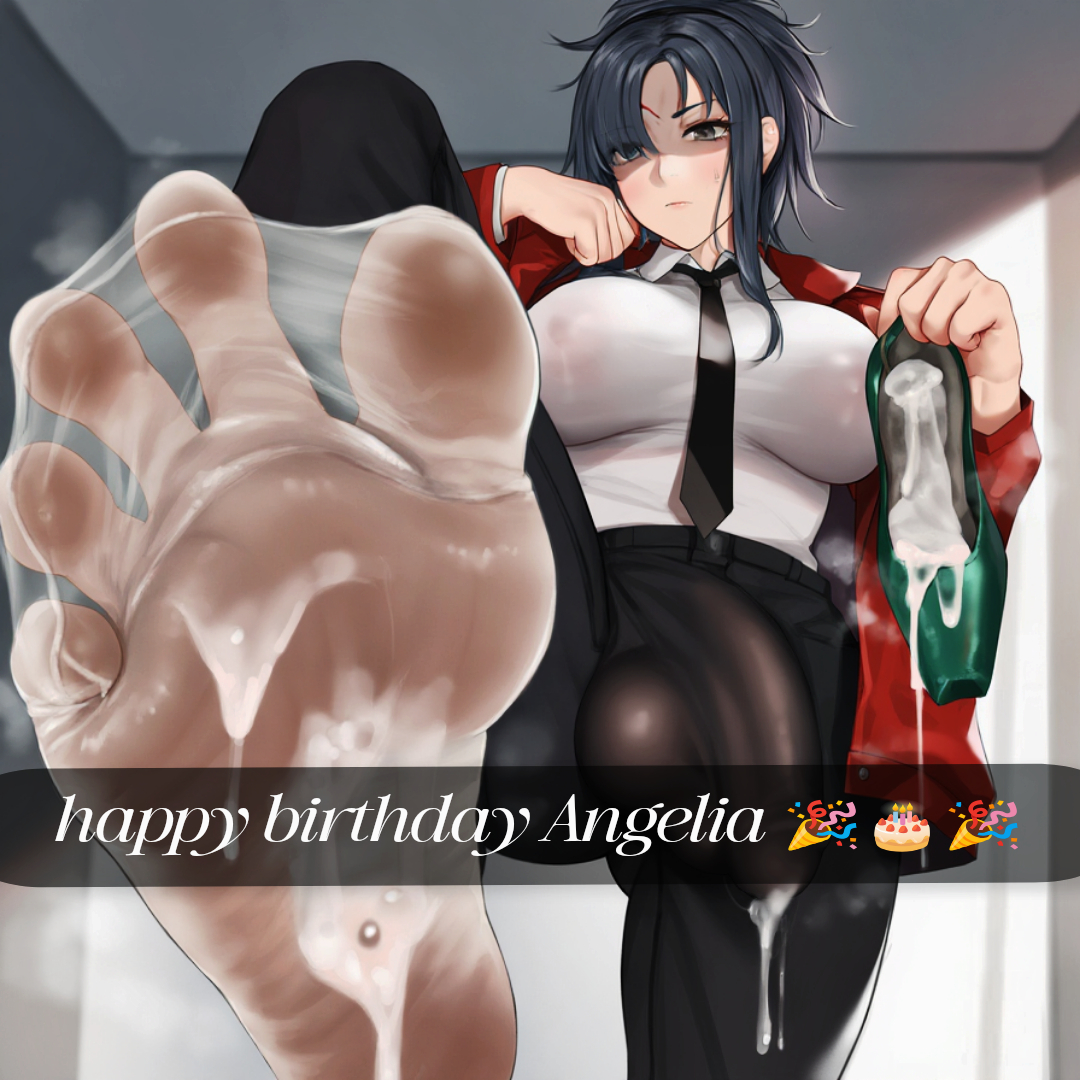 This is a pixiv picture whose title is happy birthday Angelia!! 🎂🎉🎂.
