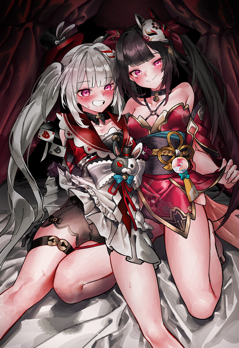 This is a pixiv picture whose title is 花火花.