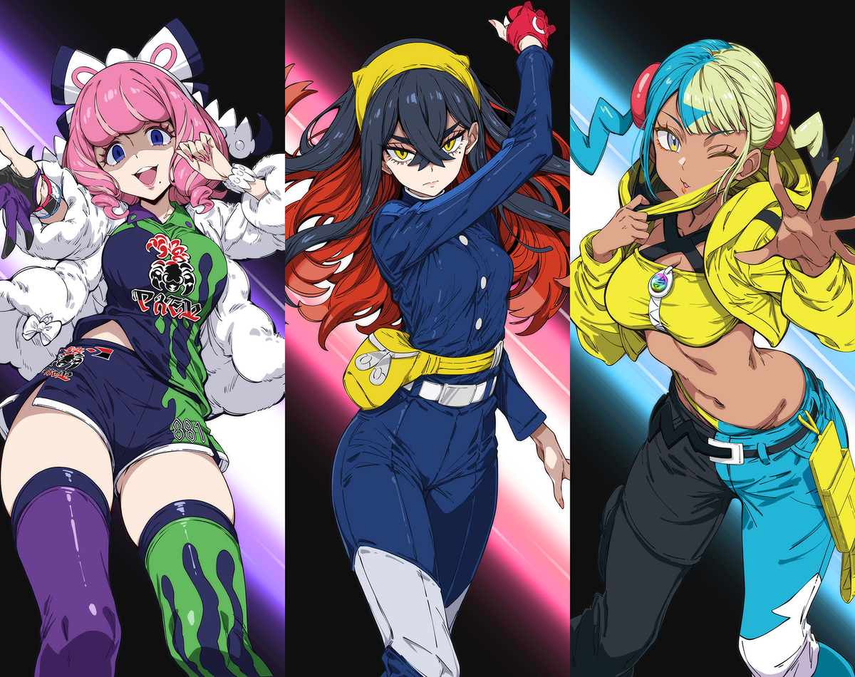This is a pixiv picture whose title is ポケトレ７ 【バトルカットイン】.