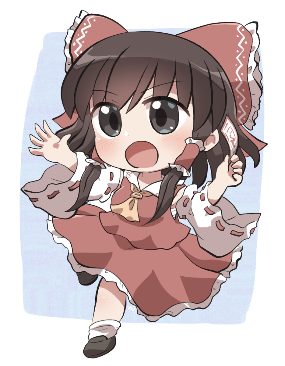 This is a pixiv picture whose title is 霊夢さん.