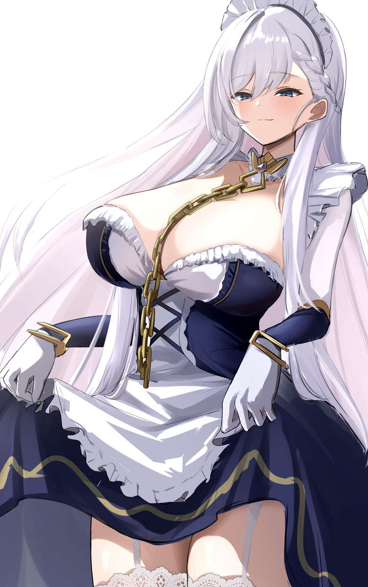 This is a pixiv picture whose title is ベルファスト　改造.