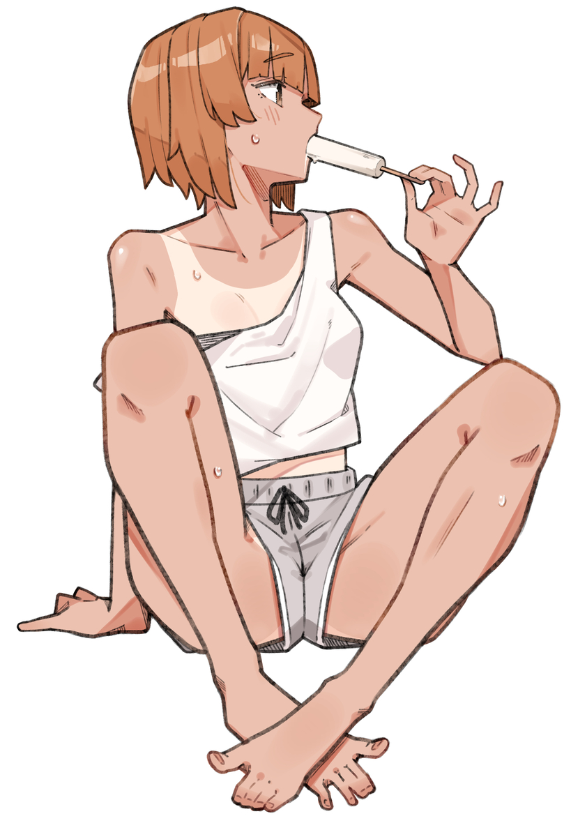 This is a pixiv picture whose title is 日焼けみぽりん.