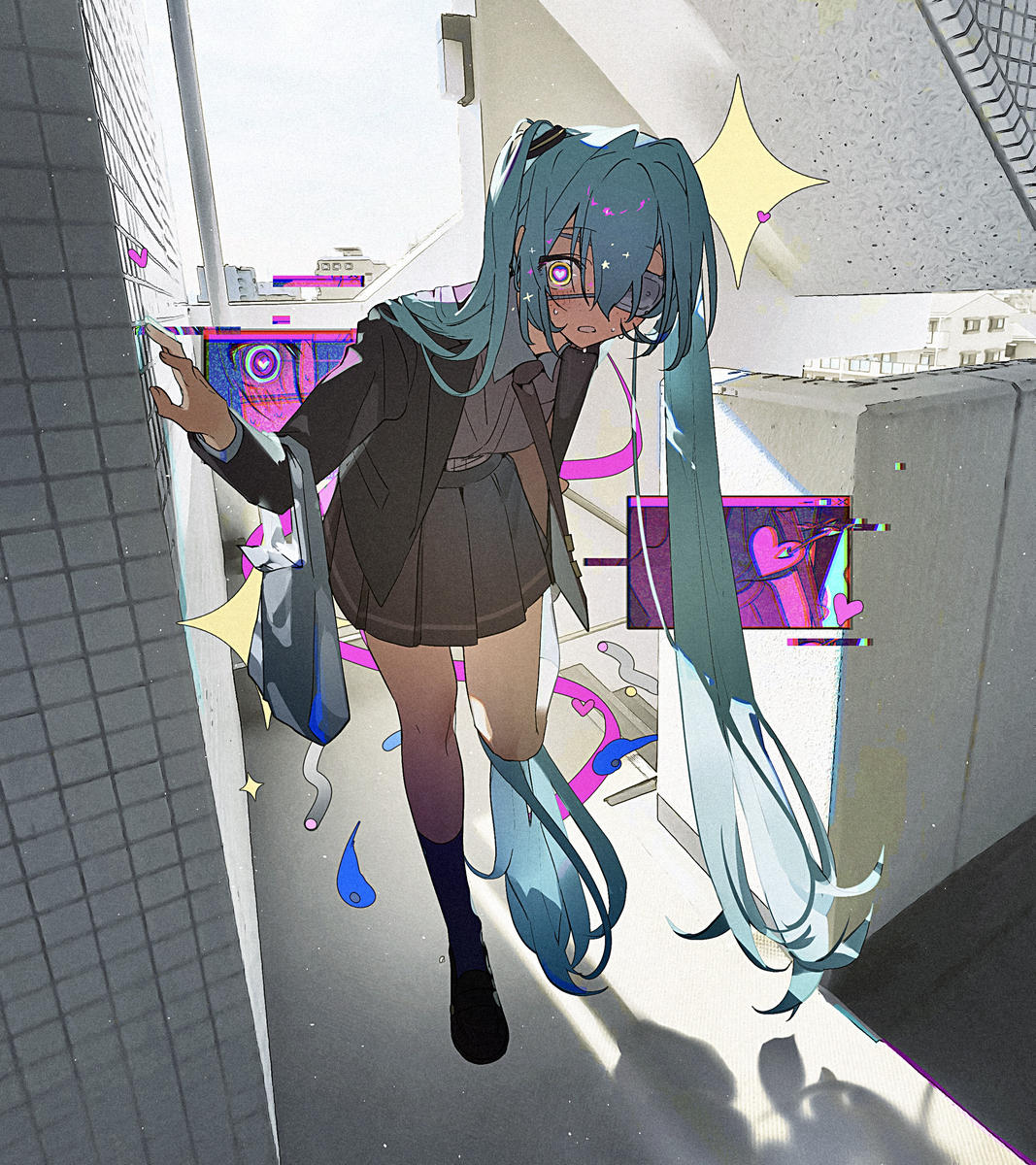 This is a pixiv picture whose title is 「！」.