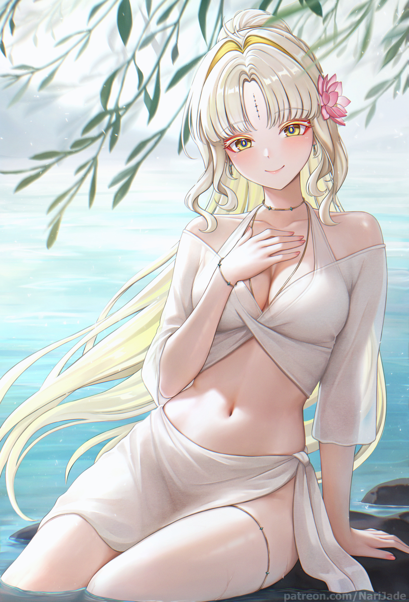 This is a pixiv picture whose title is Lakeside Suisui.