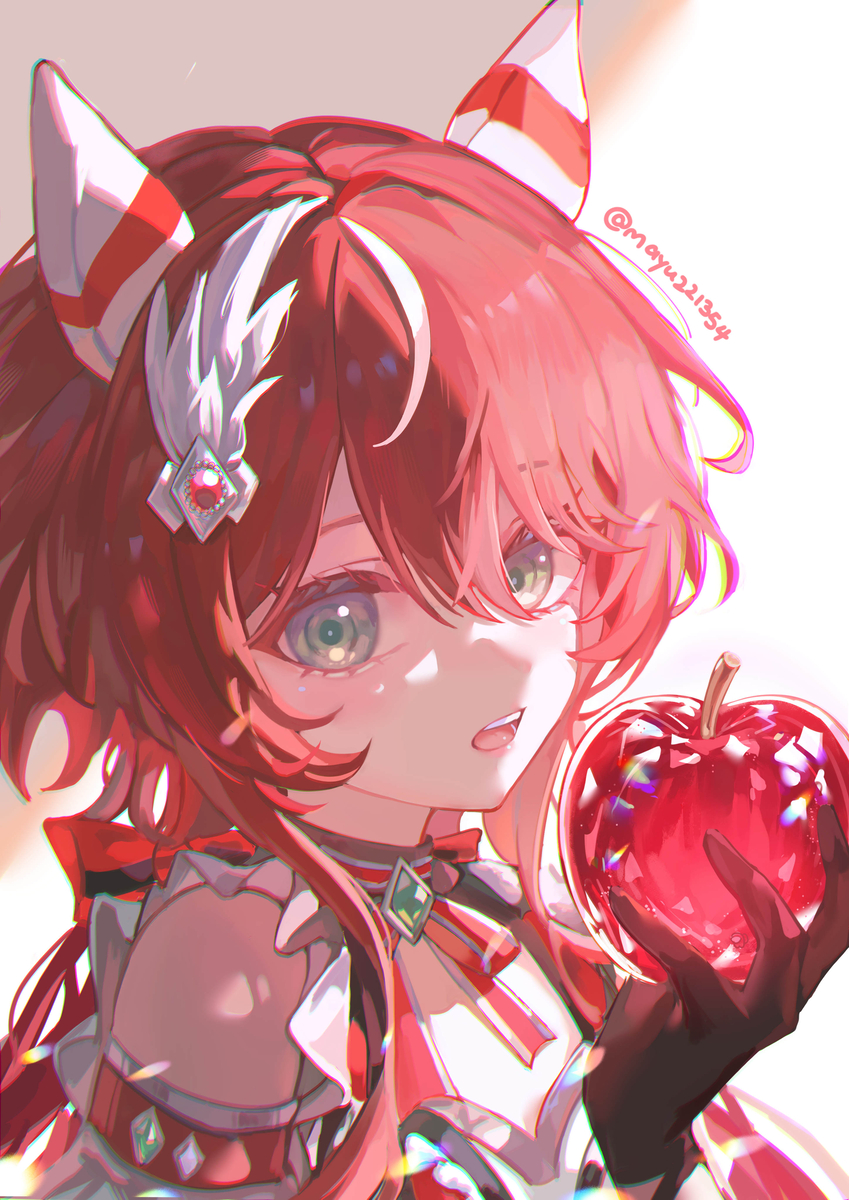 This is a pixiv picture whose title is 小苹果.